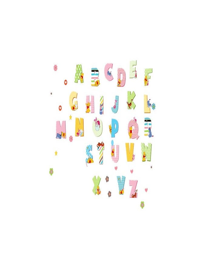 Futaba Cute Animal Cartoon Pooh Alphabets Sticker - Image 3